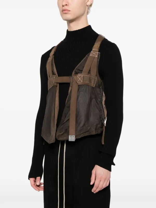 Boris Bidjan Saberi Vest Bag Leather Gilet Farfetch