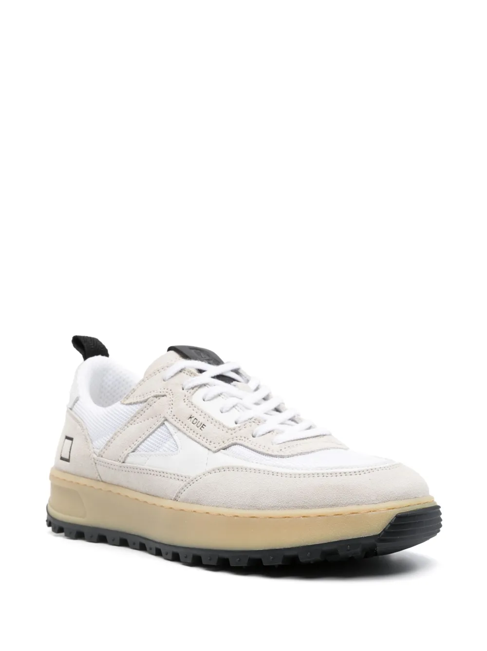 D.A.T.E. Kdue panelled sneakers - Wit
