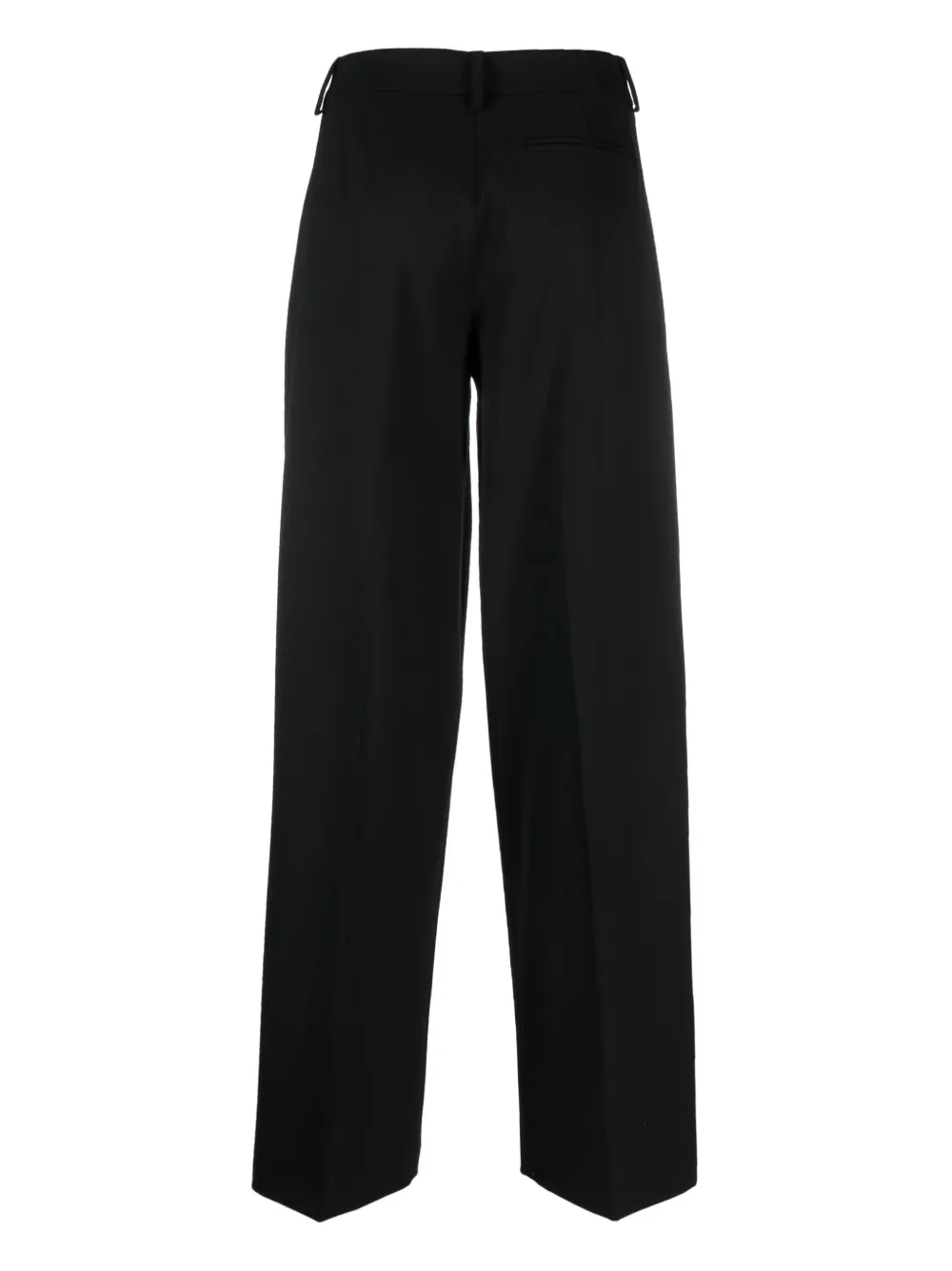 Federica Tosi high-waisted flared trousers - Zwart