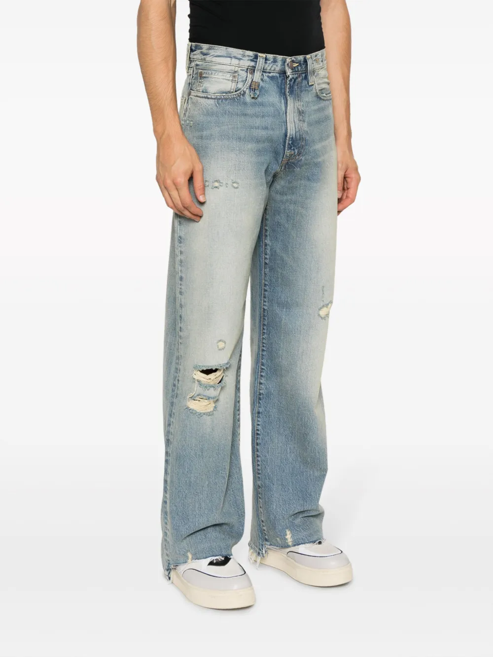 Fenswear boyfriend distressed best sale jeans
