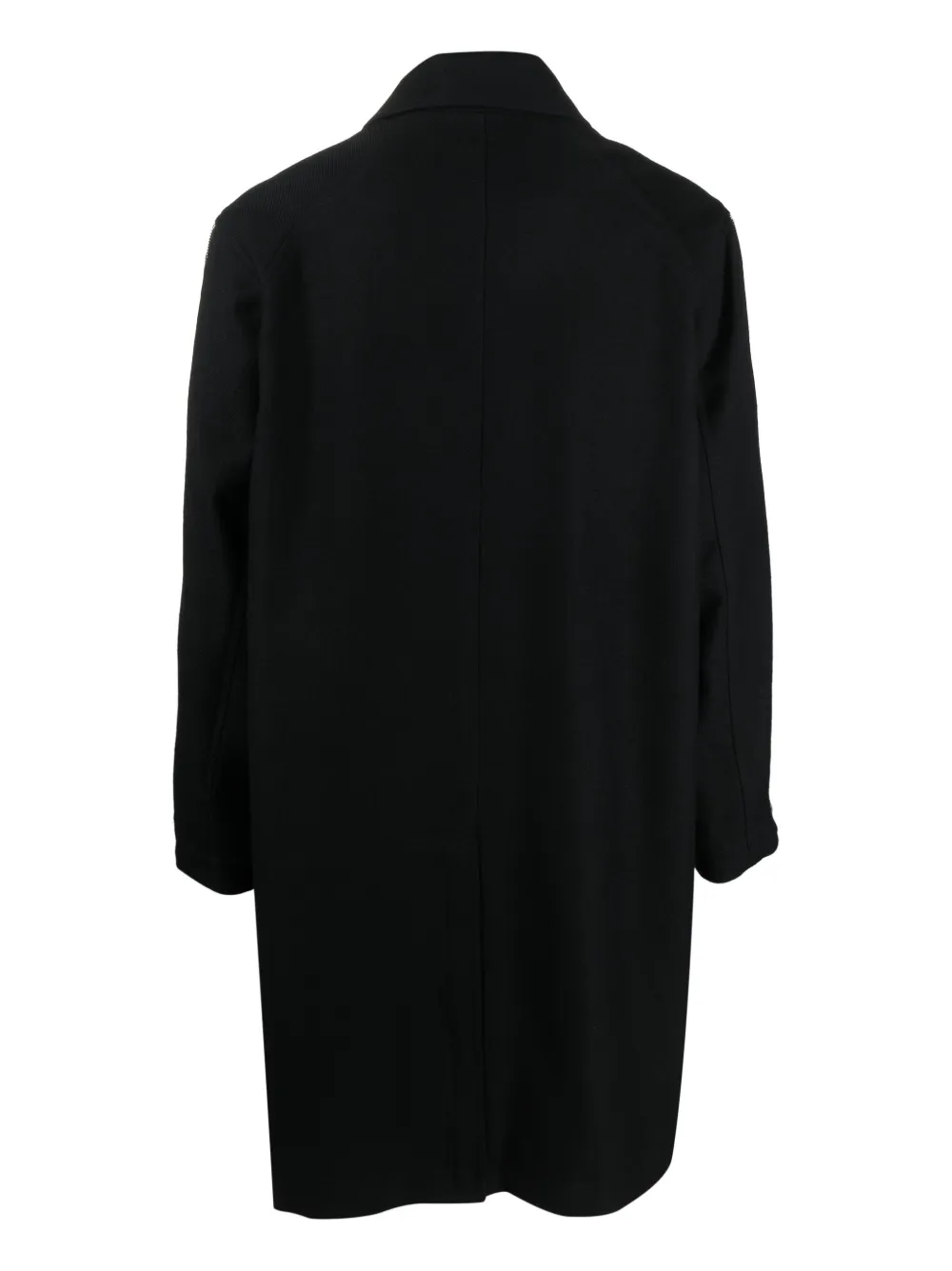Undercover Mantel met enkele rij knopen - Zwart