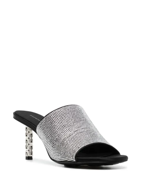 Givenchy G Cube 70mm rhinestone-embellished mules BE3083E1T9 - 1