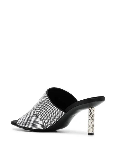 Givenchy G Cube 70mm rhinestone-embellished mules BE3083E1T9 - 2