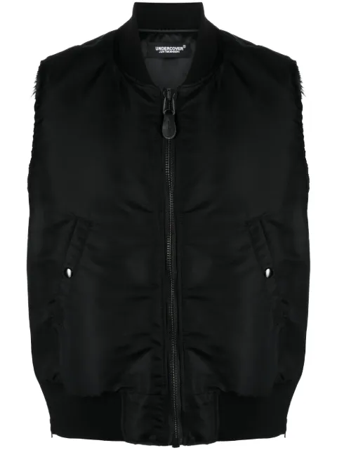 Undercover zip-up padded vest