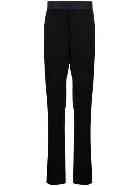 Giorgio Armani high-waisted straight-leg trousers