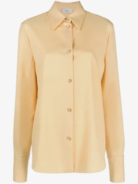 Bally long-sleeve piqué shirt