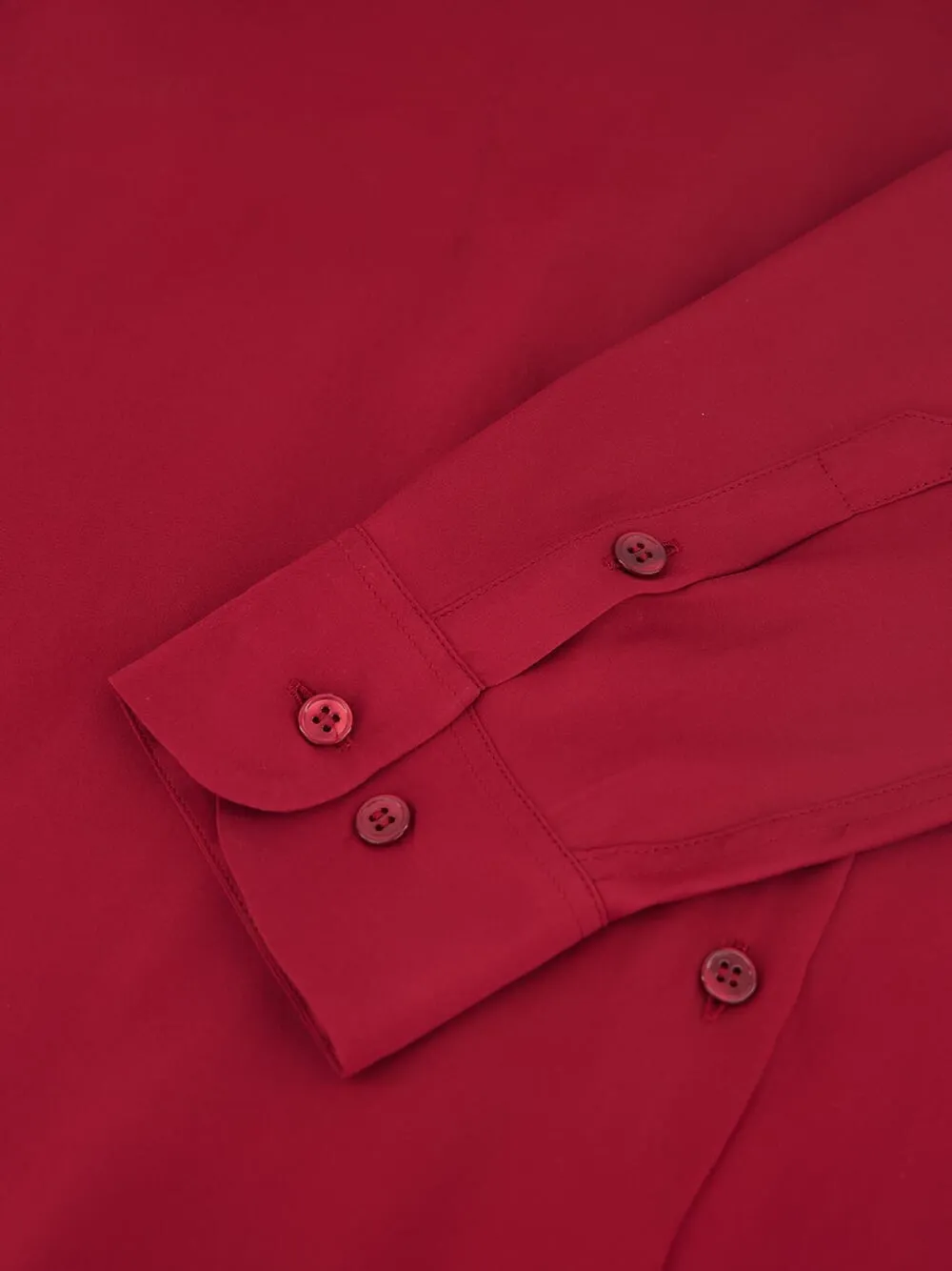 Paula Ametista Button-cuff Shirt In Red