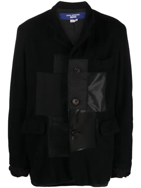 Junya Watanabe MAN blazer con diseño patchwork