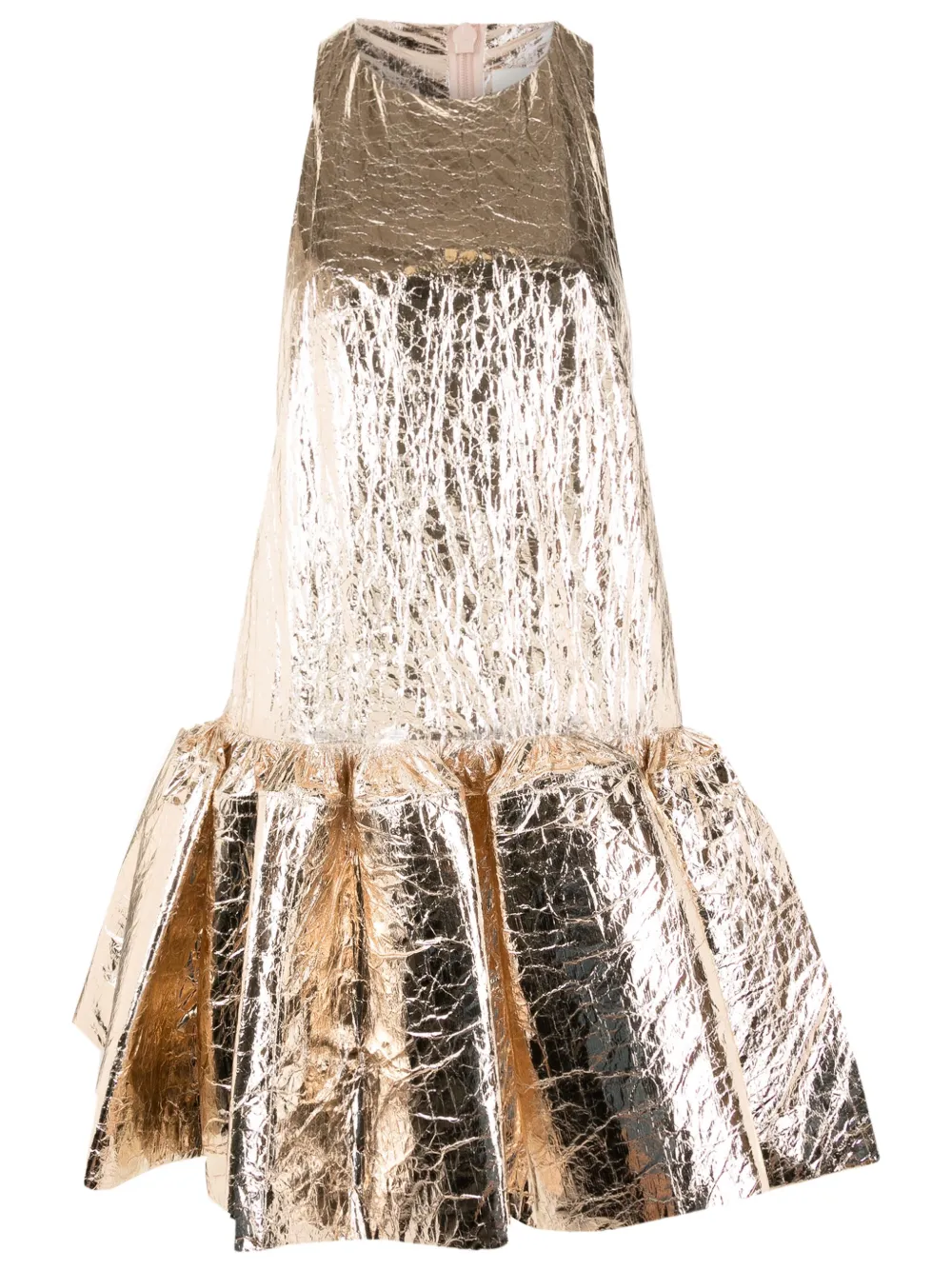ZIMMERMANN metallic-finish dress - Gold