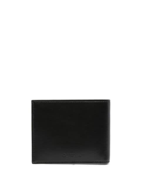 Arrows-motif leather wallet