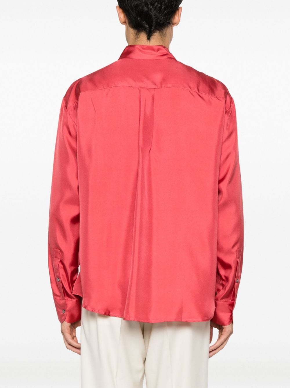 Pierre-Louis Mascia Cialda zijden overhemd Roze
