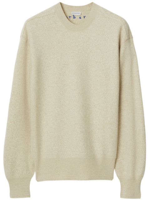 Burberry crew-neck wool jumper Men