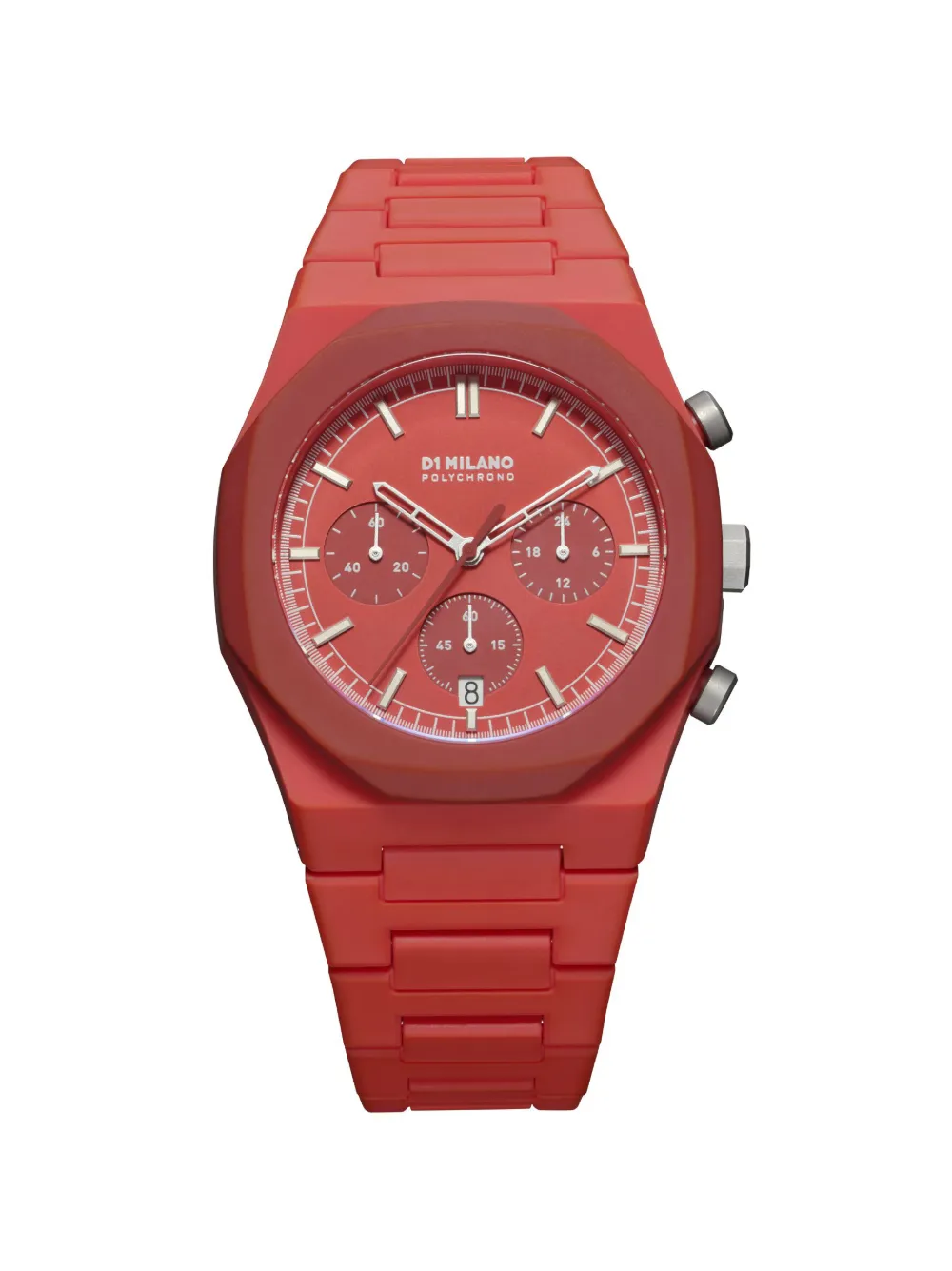 D1 Milano "Orologio Polychrono 40,5mm" - RED