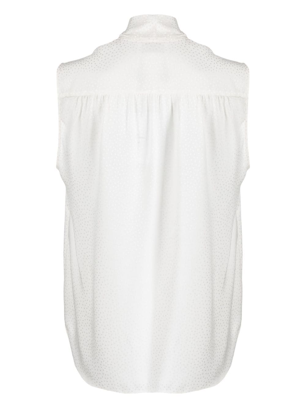 Shop Callas Milano Vivienne Pussy-bow Silk Blouse In White