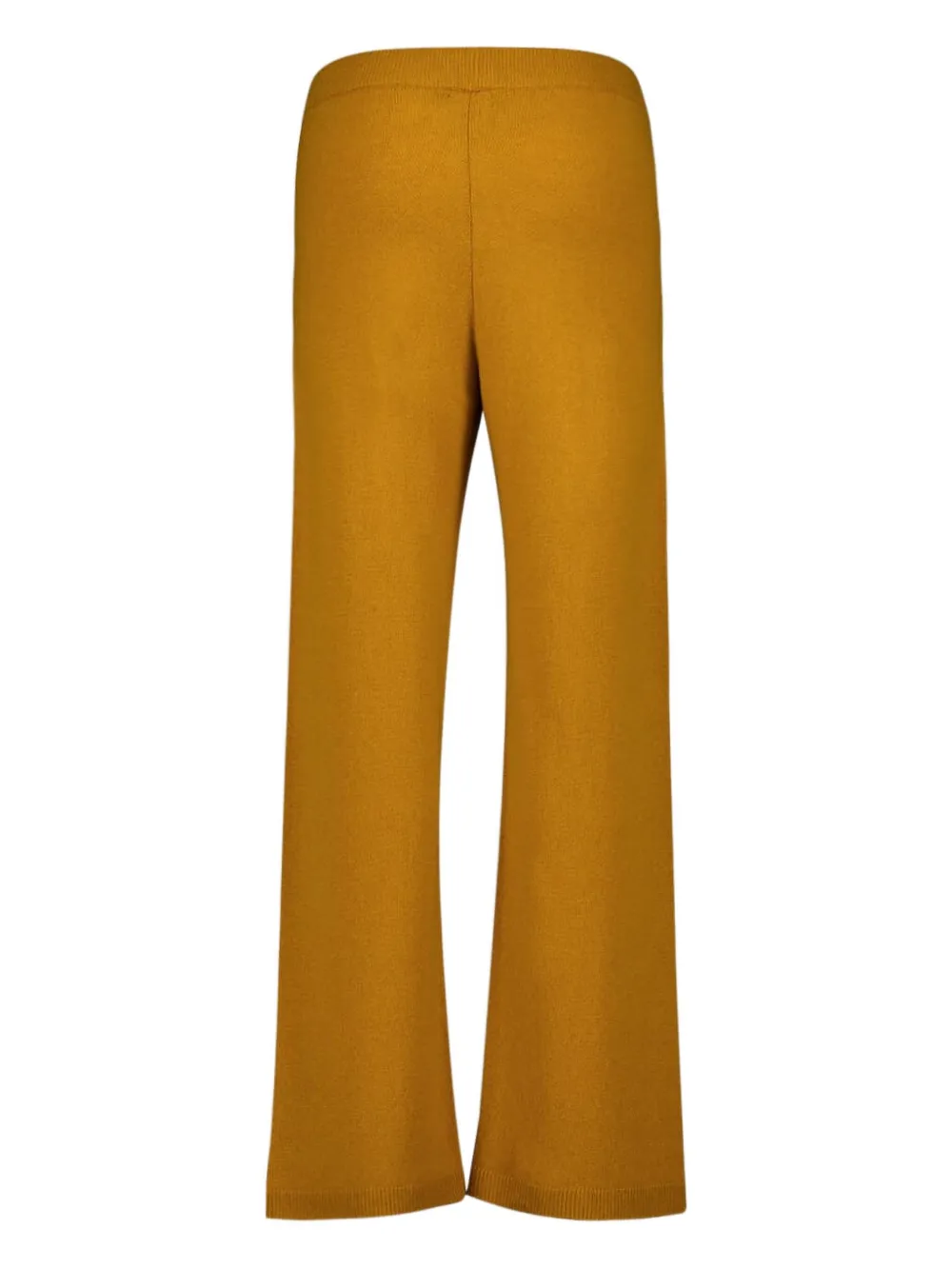 PAULA Nanna wide-leg knitted trousers - Geel