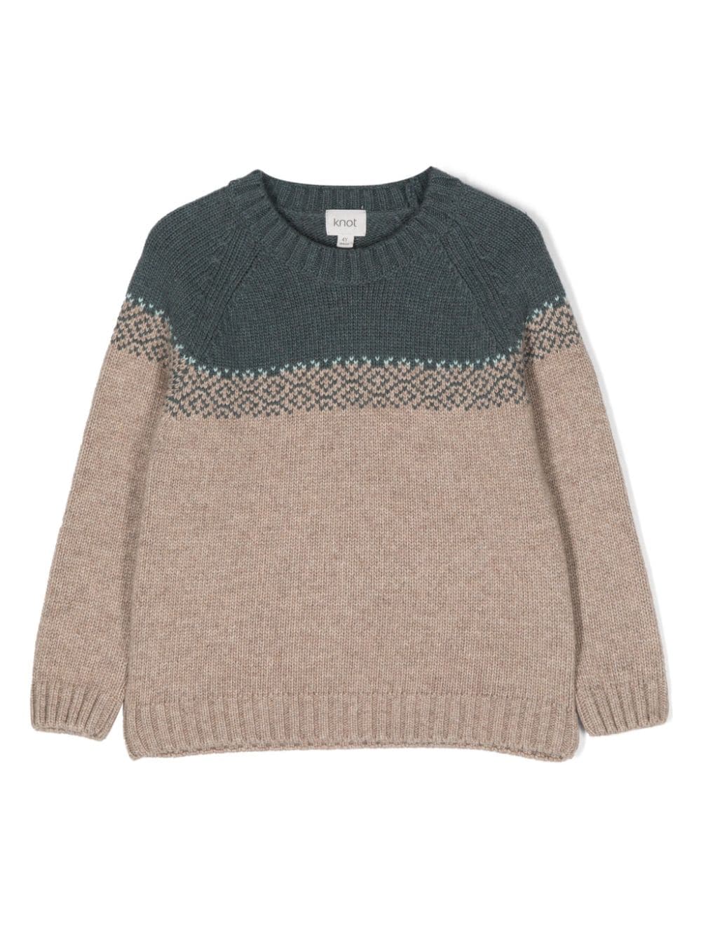 Knot Maglione Mountain chunky - Marrone