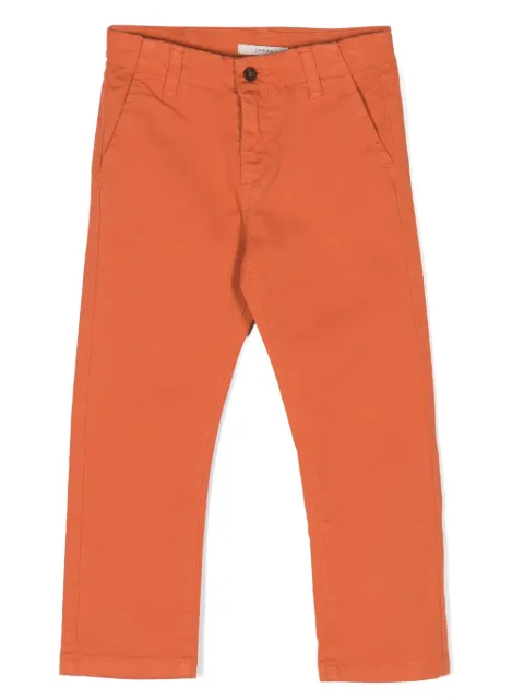 Knot stretch-cotton twill trousers