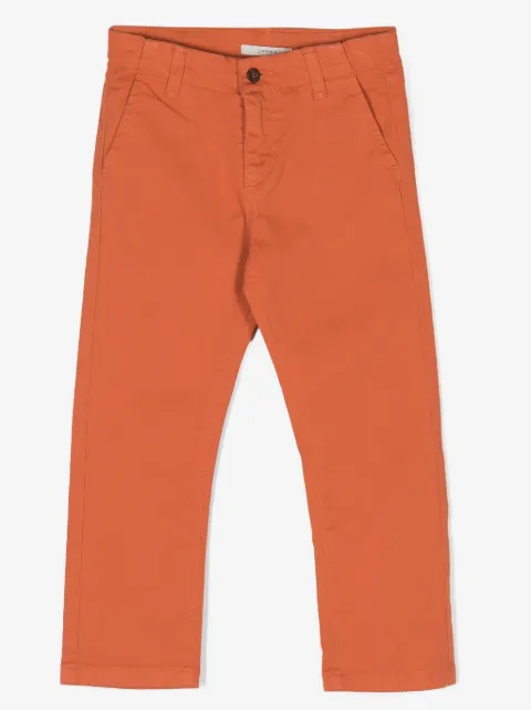 Knot stretch-cotton twill trousers