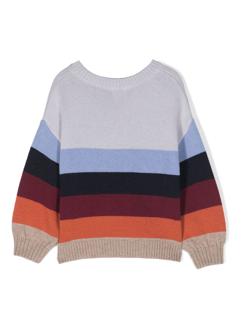 Image 2 of Knot striped crew-neck jumper