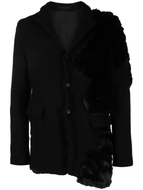 Comme des Garçons Homme Plus blazer con botones y paneles
