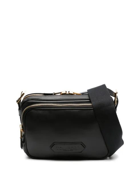 TOM FORD mochila tipo mensajero con logo en relieve