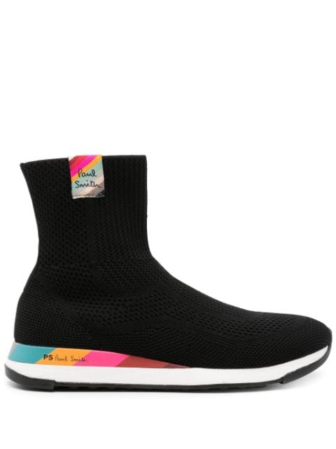 Paul Smith Comet logo-patch high-top sneakers