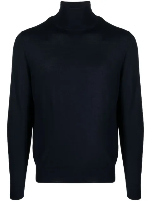 Canali fine-knit roll-neck jumper