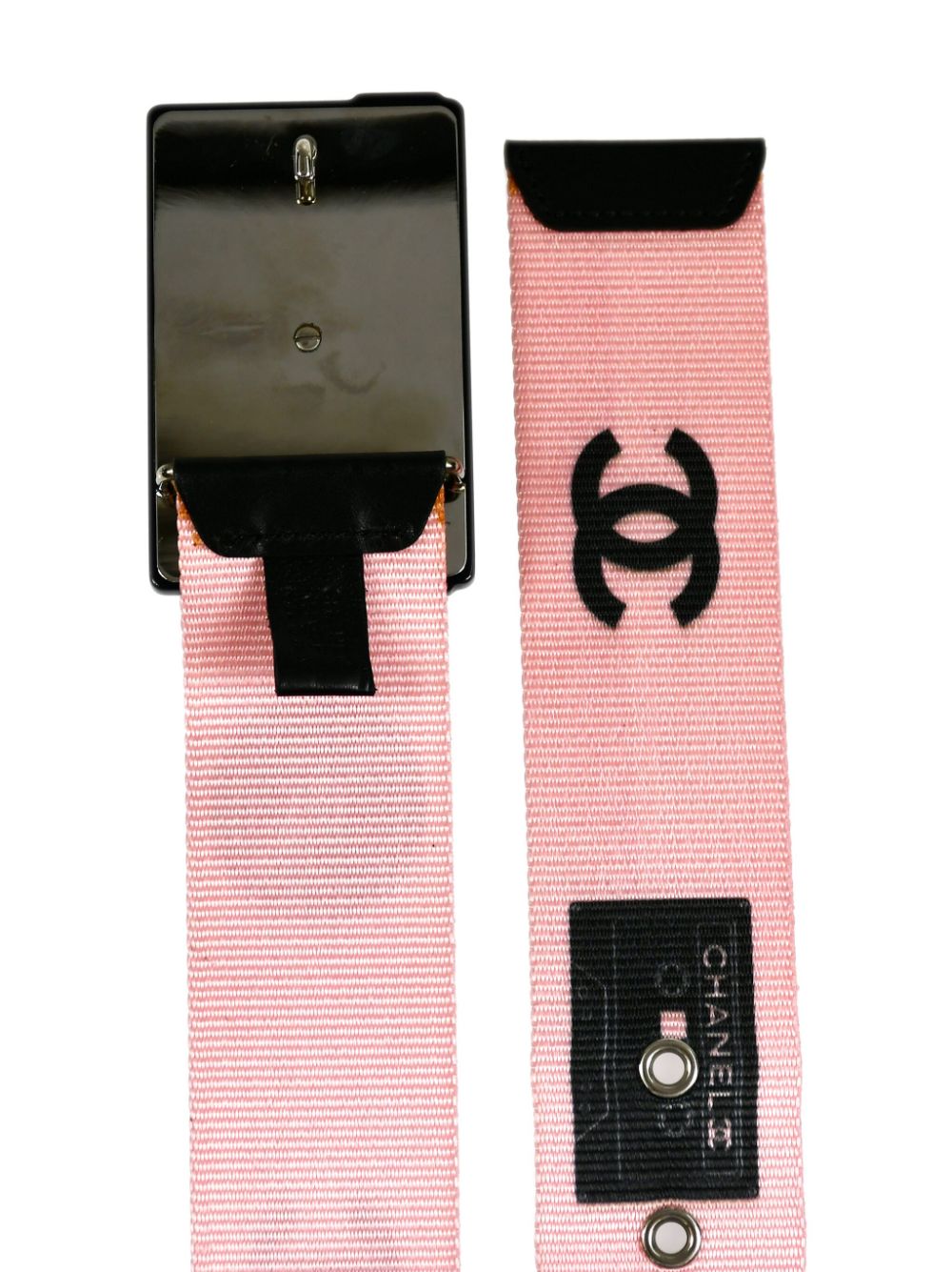 CHANEL Pre-Owned 2004 riem met tape - Roze