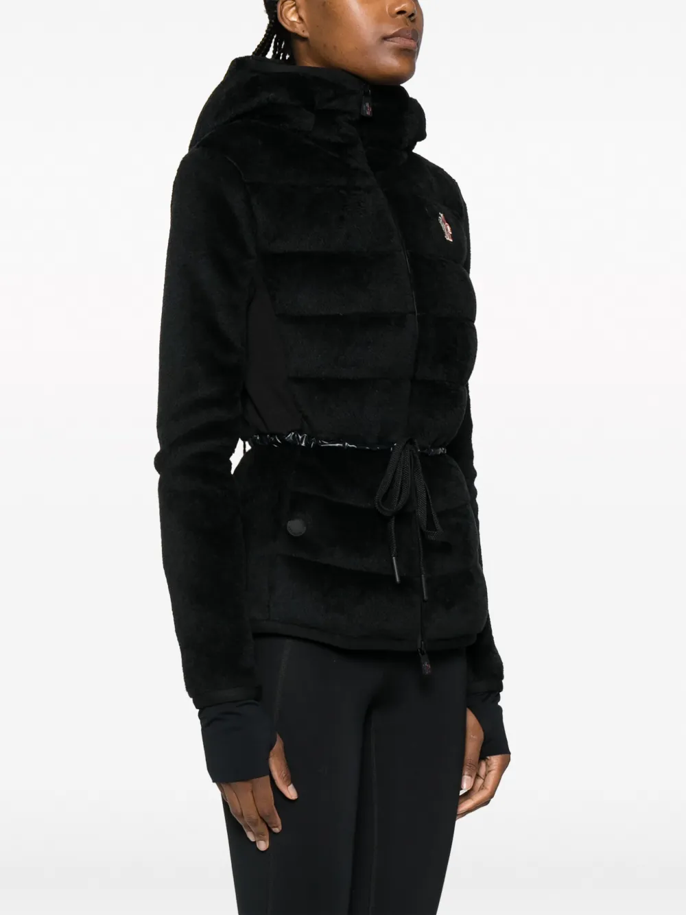 Moncler Grenoble Jack met capuchon Zwart