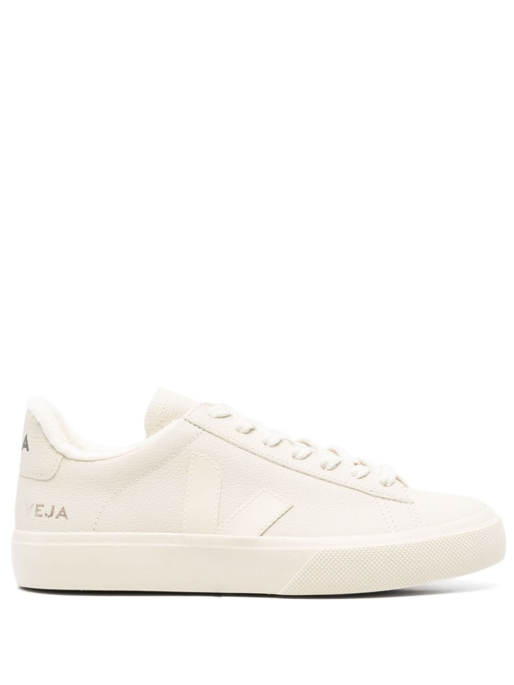 Veja Campo Leather Sneakers In Nude