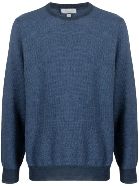 Canali fine-knit wool jumper