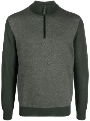 Men's wool hotsell half zip jumper