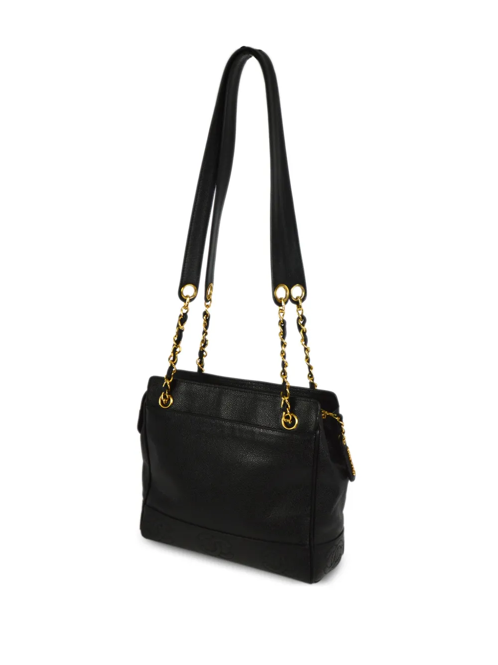 CHANEL Pre-Owned 1997 Triple CC shopper - Zwart
