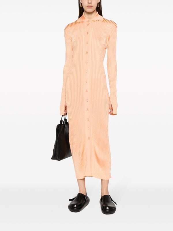 Jil Sander ribbed-knit Midi Dress - Farfetch