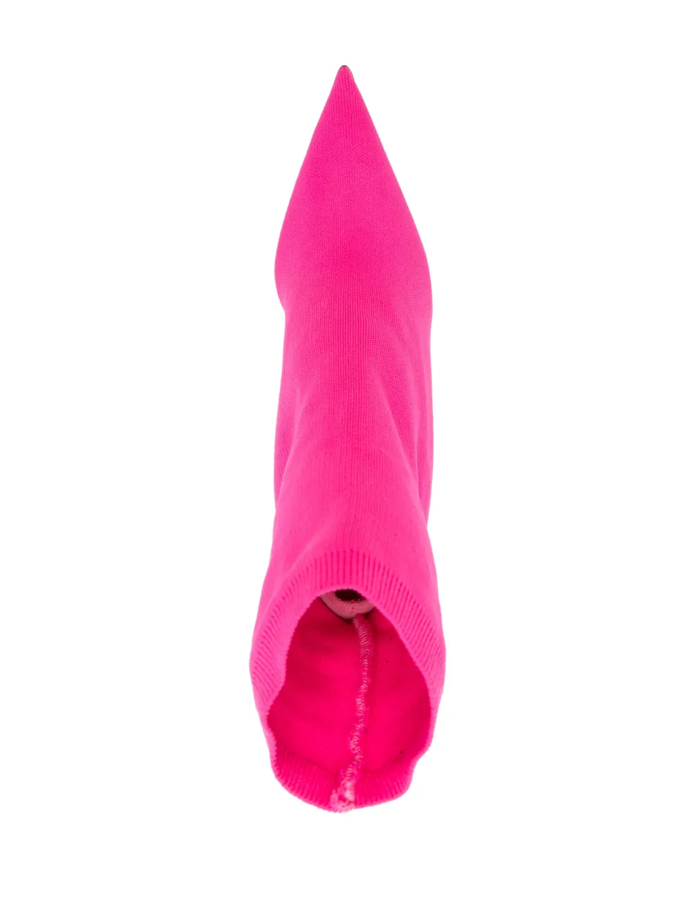 GCDS Morso ribgebreide enkellaarzen Roze
