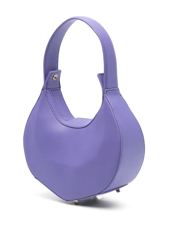 Patrizia Pepe Small Hobo Bangle Bag Purple FARFETCH OM