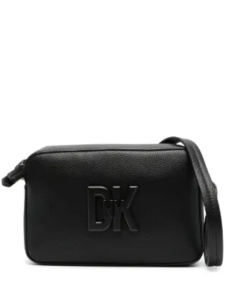 DKNY レザー ショルダーバッグ | ブラック | FARFETCH JP