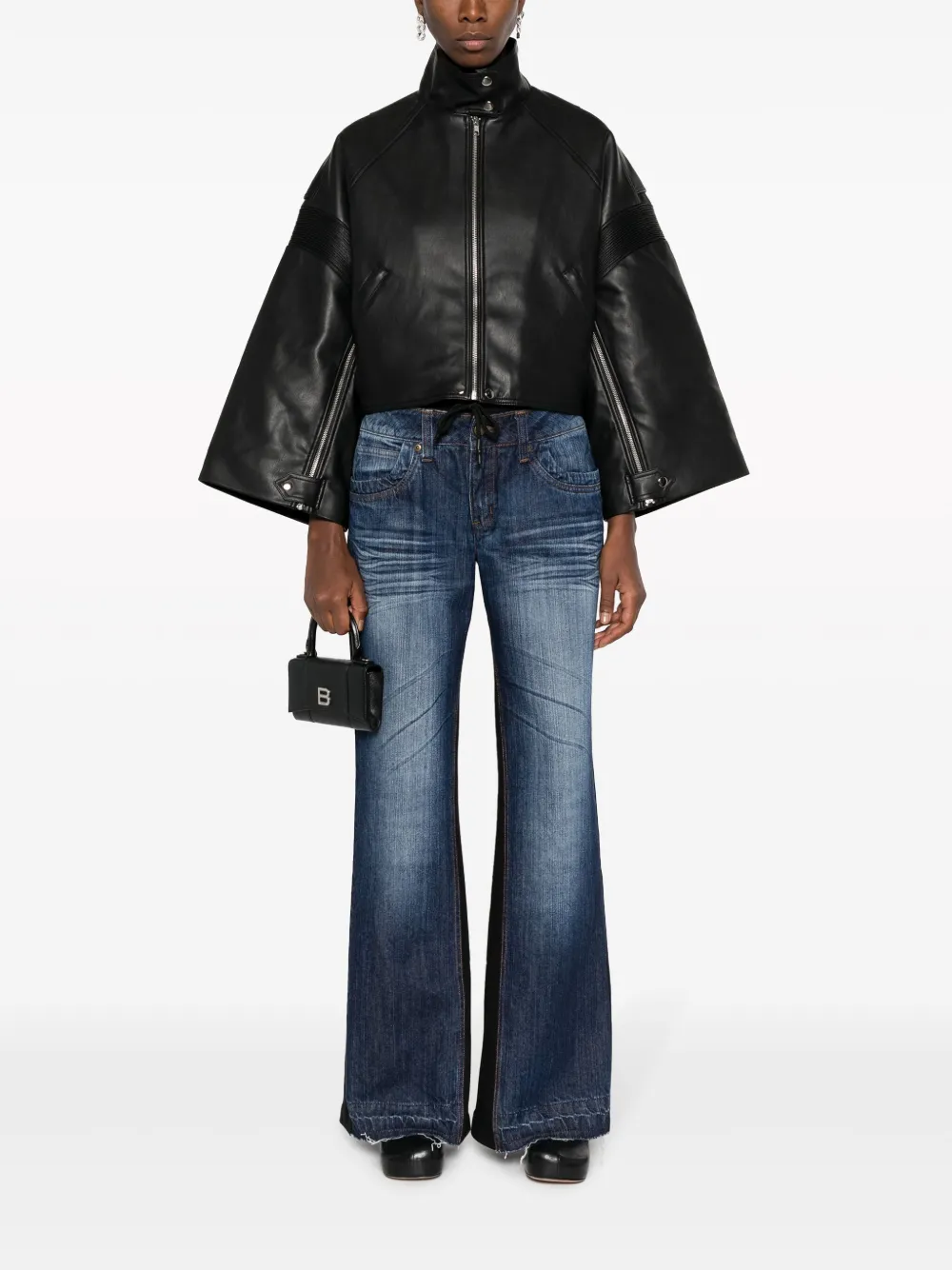 GUDU 07 broek met gelaagd effect - Blauw
