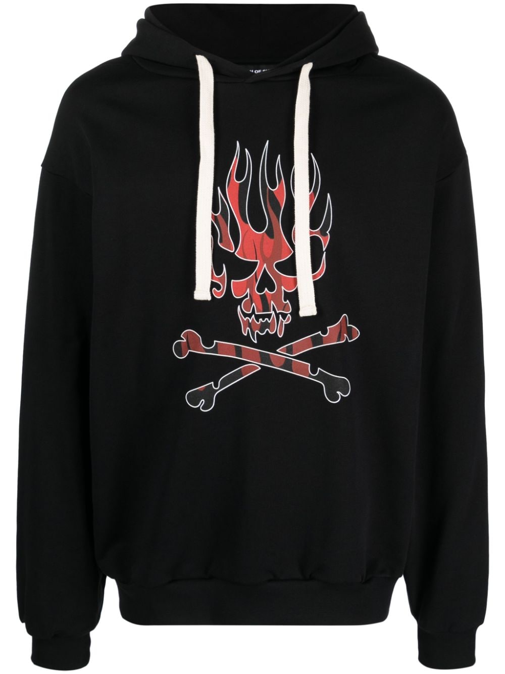 VISION OF SUPER GHOST RIDER-PRINT COTTON HOODIE