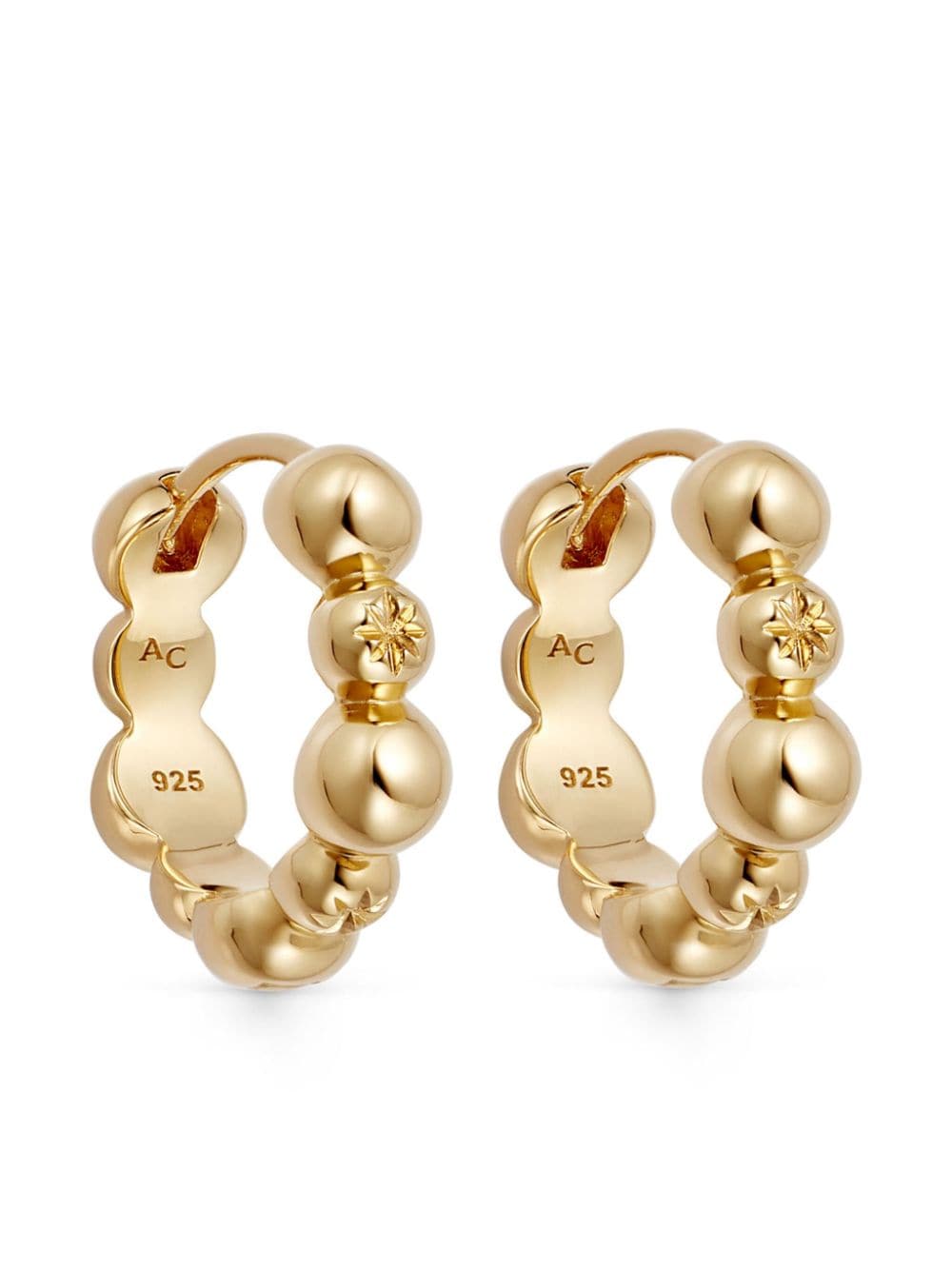Astley Clarke Aurora Atom Hoops Earrings In Gold