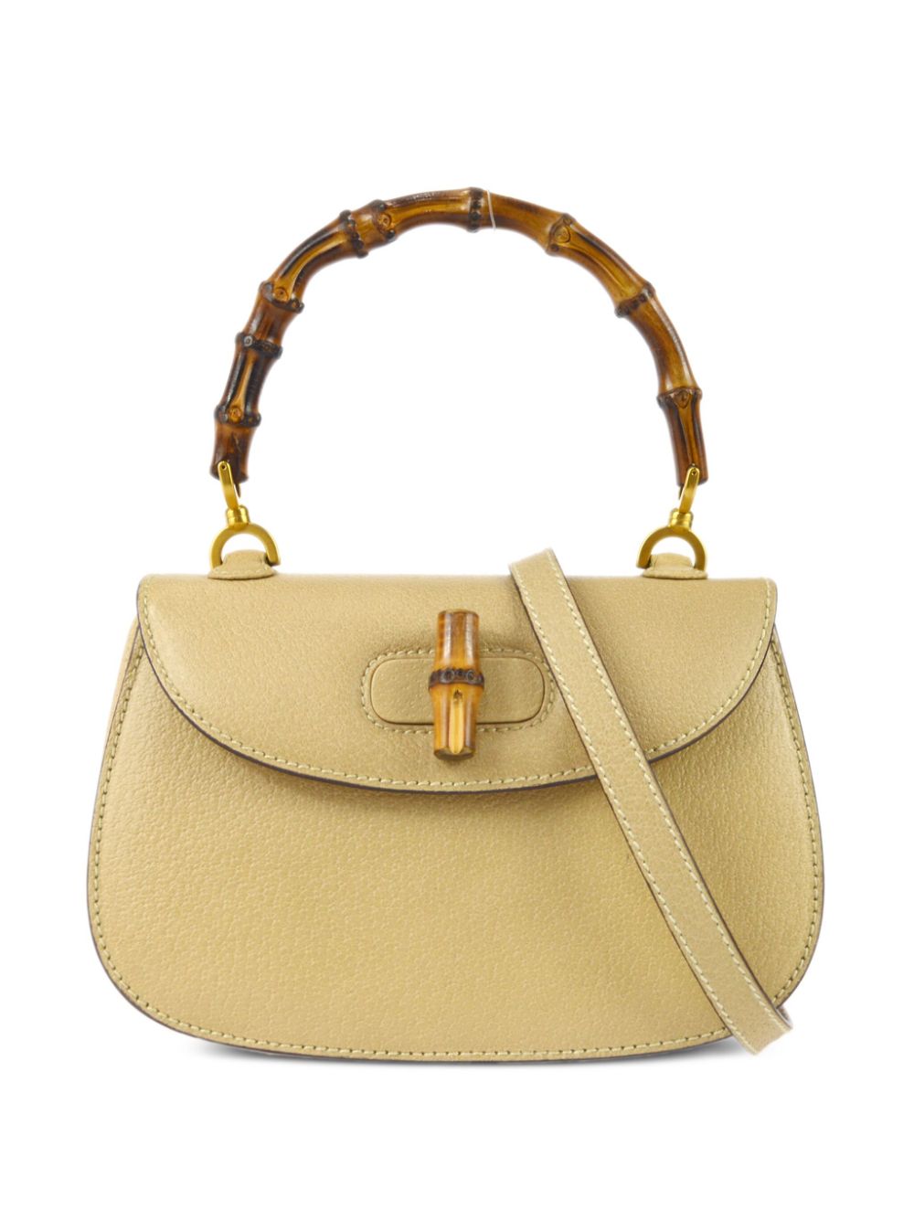 Gucci Bamboo Classic Leather Top Handle - Farfetch