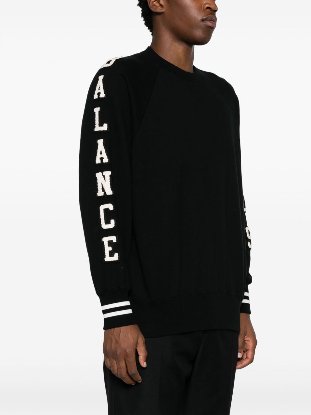 Shop Undercover Patch-detail Cotton Sweatshirt In Black