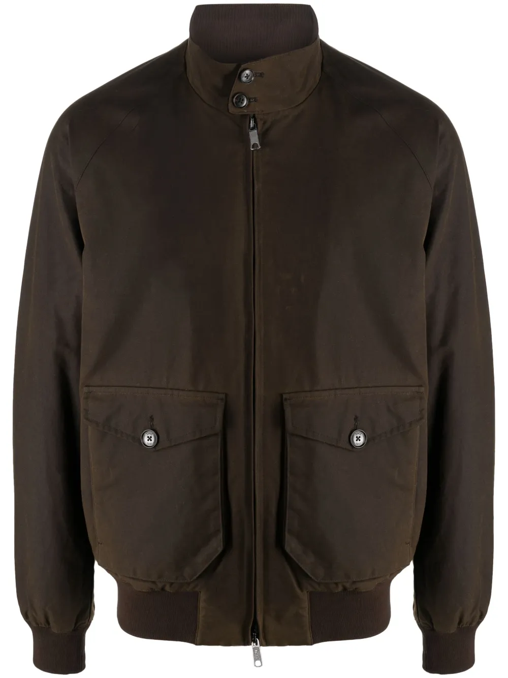 Baracuta Jack met hoge hals Bruin
