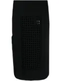 A.W.A.K.E. Mode woven midi skirt - Black