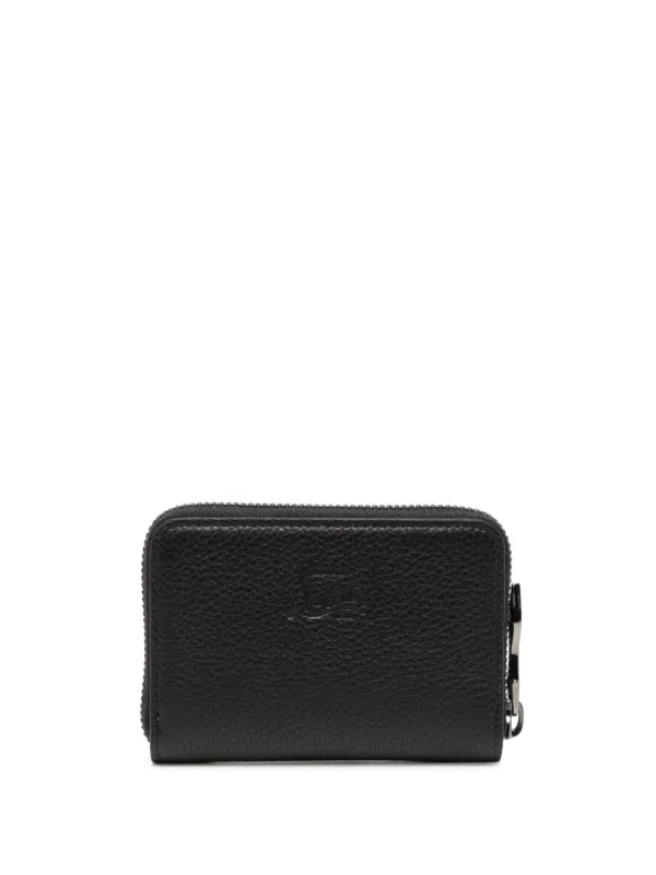 Christian Louboutin Panettone Leather Wallet | Black | FARFETCH