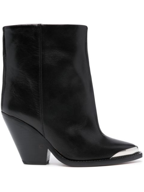 ISABEL MARANT 90mm Ladell leather boots Women