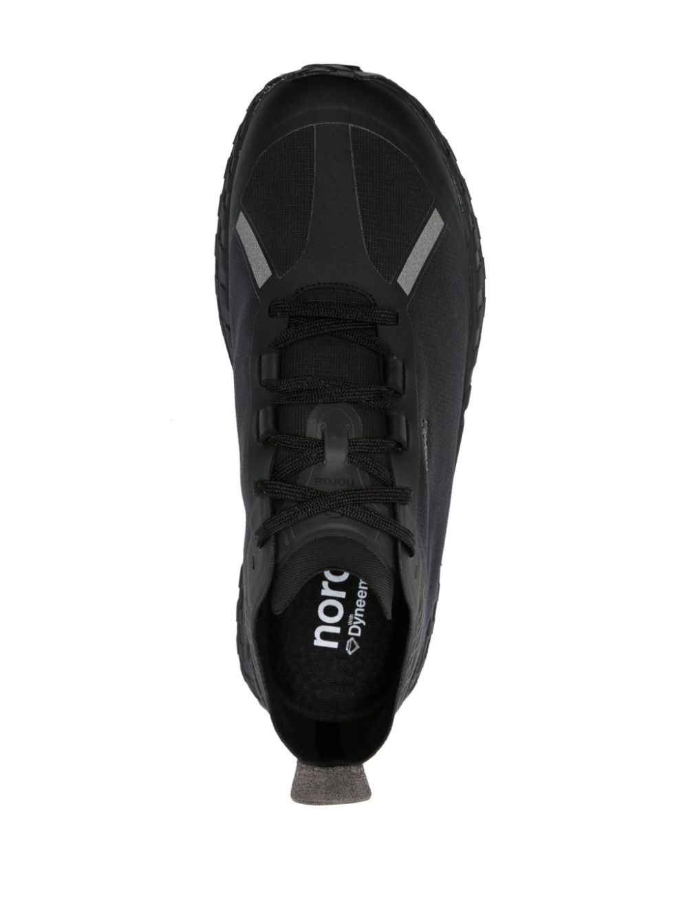Shop Norda 001 Panelled Sneakers In Black