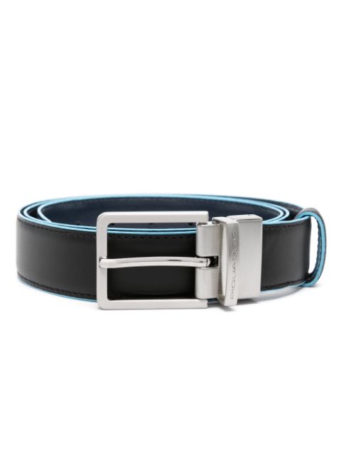 PIQUADRO leather buckle belt 