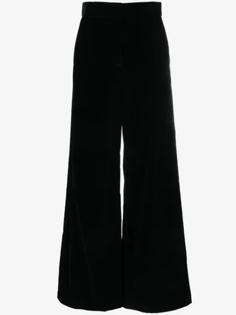 MSGM pantalones acampanados con tiro alto