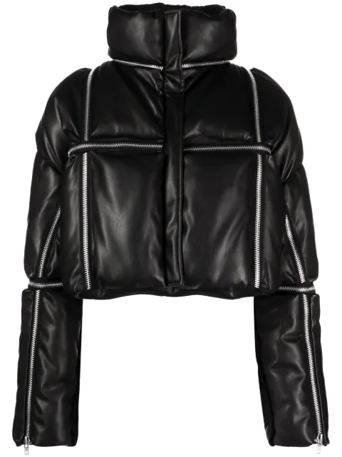 GUDU zip-detailing padded jacket